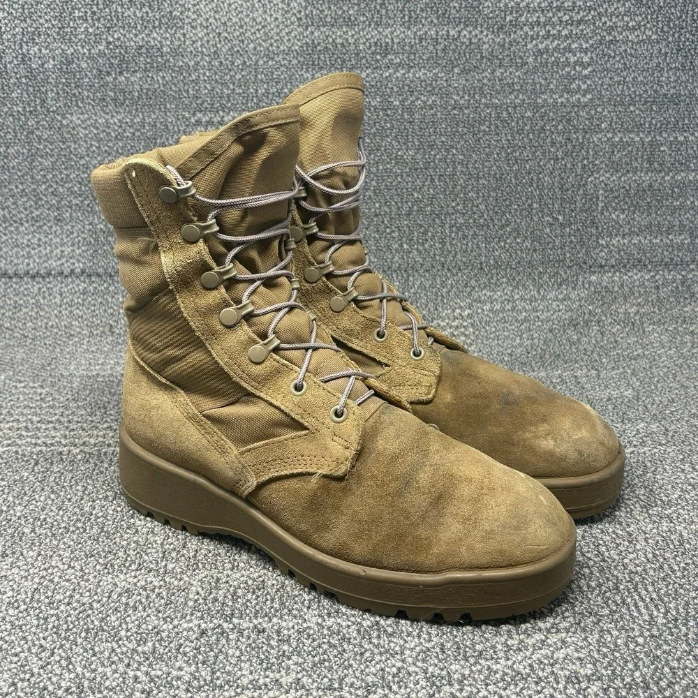 US Army Hot Weather Combat Boots Coyote Men's 8W Vibram Military Tactical USA